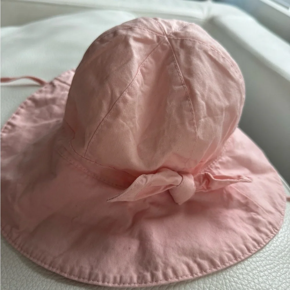 Charming Pink Sun Hat with Bow